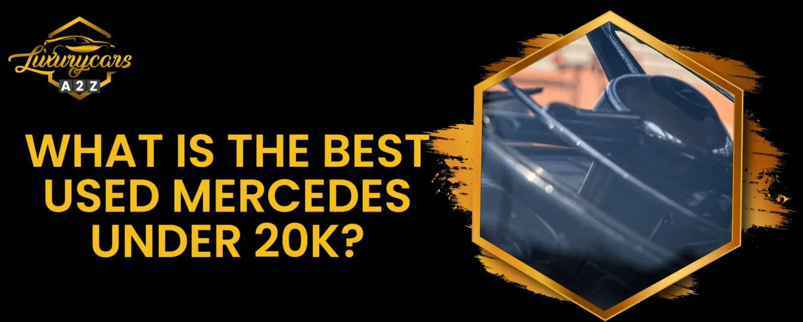 what is the best used mercedes under 20k