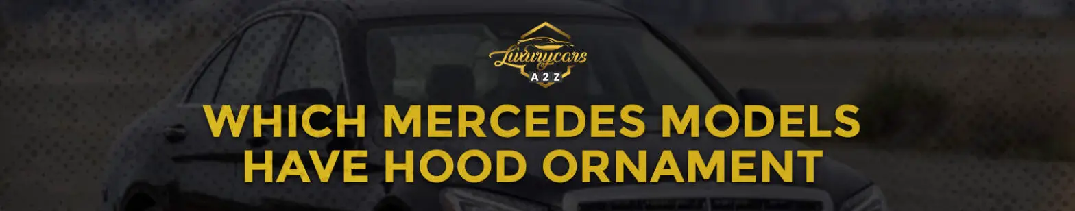 which mercedes models have hood ornament