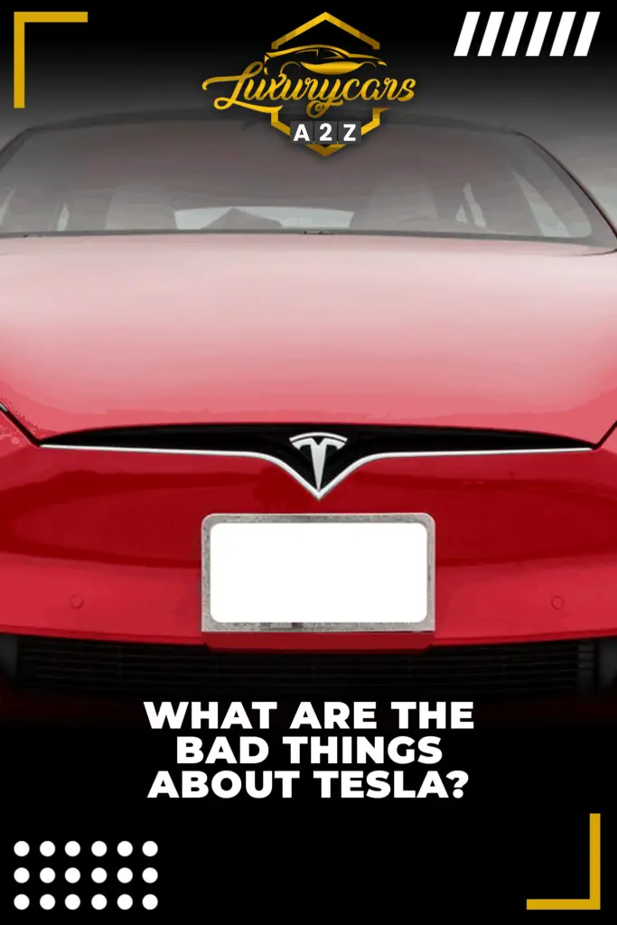 What are the bad things about Tesla?