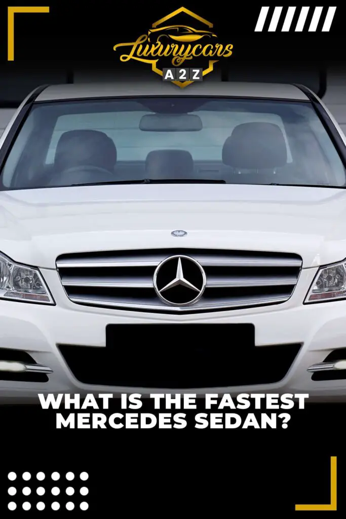 fastest mercedes 4 door sedan