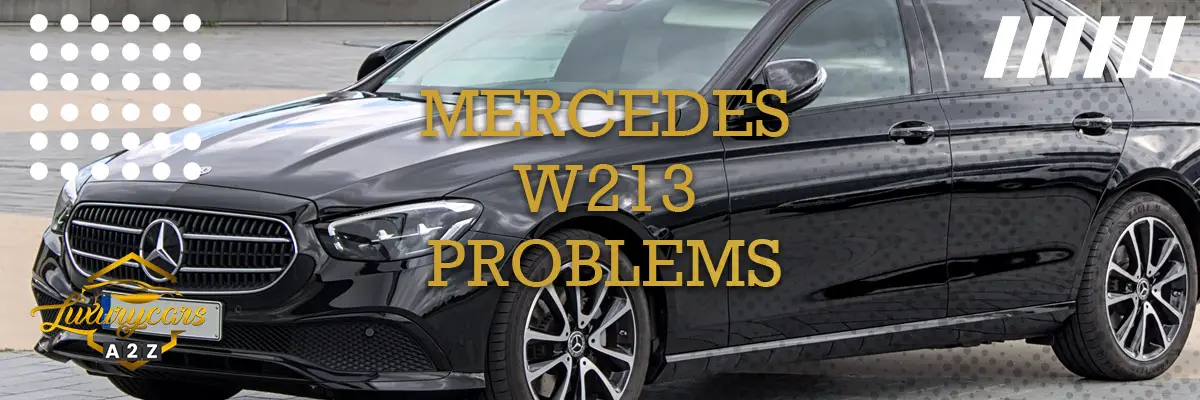 Mercedes W213 problems