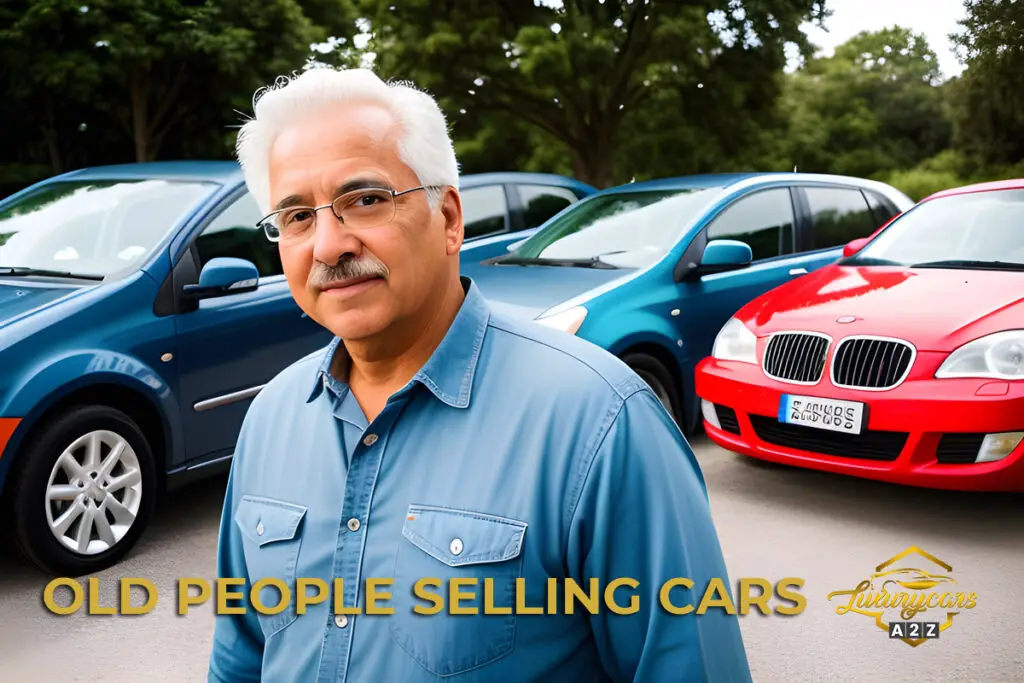 old people selling cars